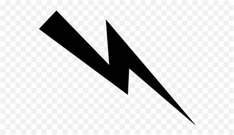 Thunder Lightning Bolt Vector Clip Art Black Lightning Clip Art Emoji