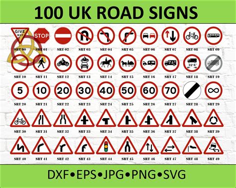 100 Uk Road Signs Etsy Uk