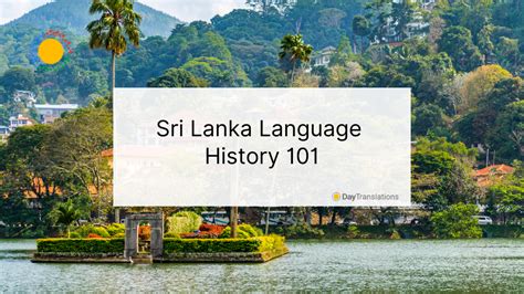 Sri Lanka Language History 101 All You Need To Know