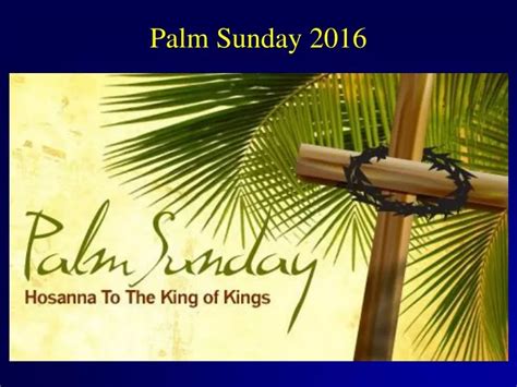 Ppt Palm Sunday Powerpoint Presentation Free Download Id