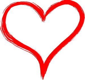 Coeur Simple Dessin Avec Un Stylo Coeur Rouge Png Transparent PNGTank