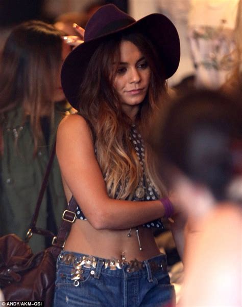 Vanessa Hudgens Flaunts Her Midriff In Short Top As She Goes Shopping