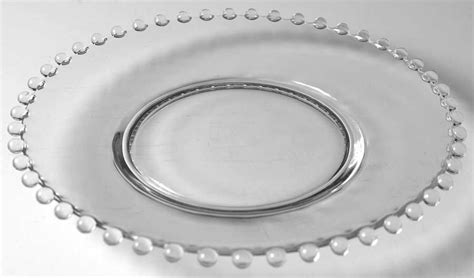 Candlewick Clear Stem 3400 Luncheon Plate By Imperial Glass Ohio