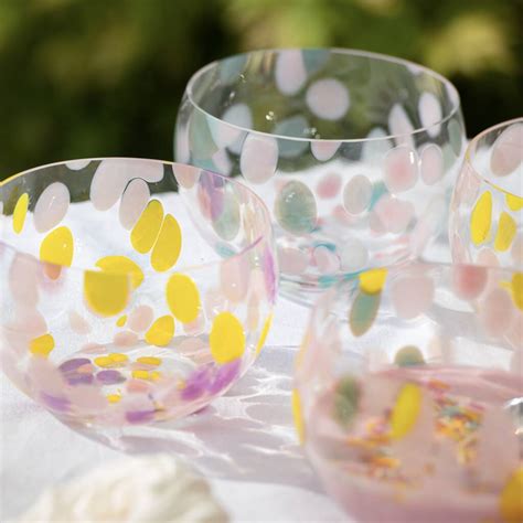 Handmade Confetti Glass Bowls By The Best Room