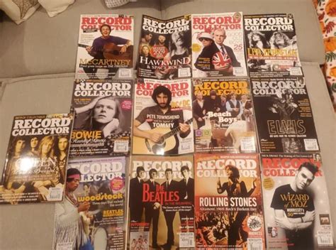 Record Collector Music Magazines Lot Of 13 2009 Mccartney Elvis Zeplin