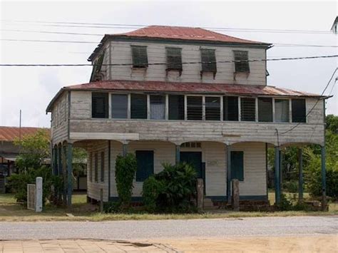Oude Fotos Van Suriname Zuid Amerika Oude Huizen Gebouwen