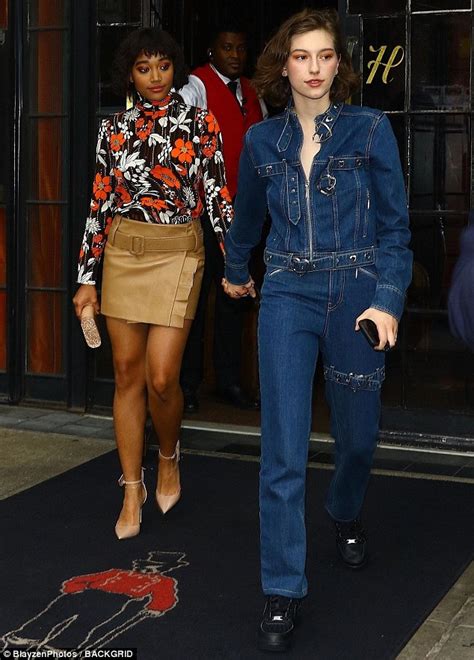 Amandla Stenberg And Girlfriend King Princess Hold Hands As They Head