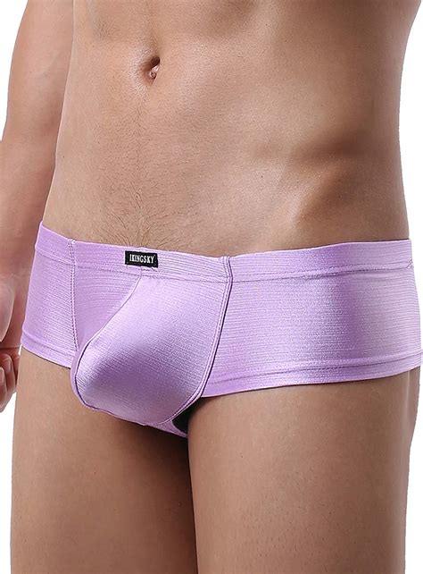 Ikingsky Mens Cheeky Thong Underwear Sexy Mini Cheek Boxer Briefs
