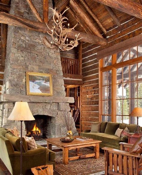 Pin By Heather C On Log Cabin Living Cabin Style Modern Rustic