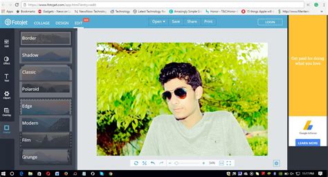 Fotojet Review Online Photo Editor And Graphic Software