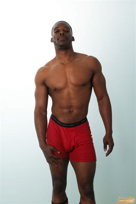 Big Black Muscle Stud Masson Shores Slowly Tugs On His