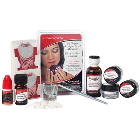 Fortunately, there are a few tricks you can use to get your acrylic nails off without making a trip to the salon. Supernail French Acrylic Kit by Super Nail * Find out more about the great product at the image ...