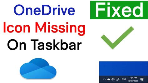How To Fix Onedrive Icon Missing From Windows 10 Taskbar Onedrive