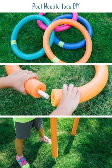 Pool Noodle Toss Diy Transform The Ordinary Ring Toss To A Giant