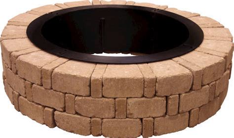 Fire pit, seating & walkway Albany Fire Ring at Menards®
