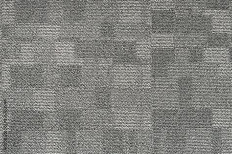 Texture Carpet Covering Gray With A Pattern Of Squares Stock Photo