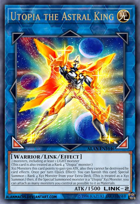 Utopia The Astral King By Alanmac95 On Deviantart Yugioh Cards