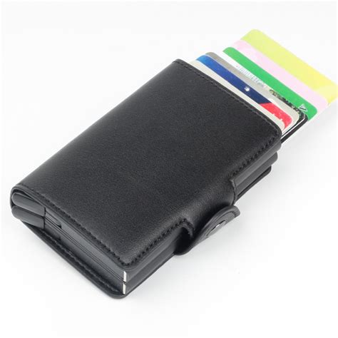Rfid Anti Theft Automatic Pop Up Credit Bank Id Card Case Holder Wallet