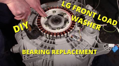 How To Replace Bearings Lg Front Load Washer Youtube