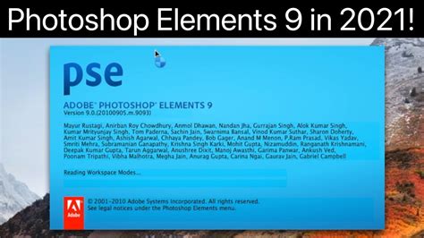 Installing Photoshop Elements 9 In 2021 Youtube
