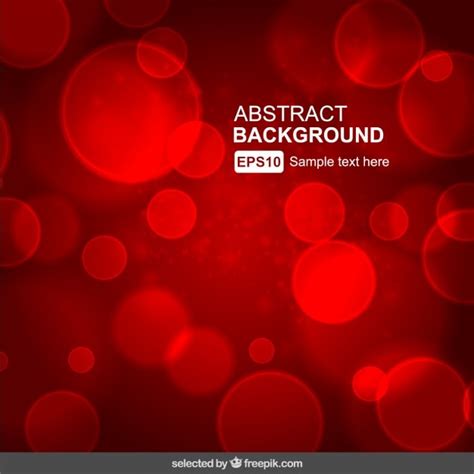 Free Vector Red Blurry Abstract Background