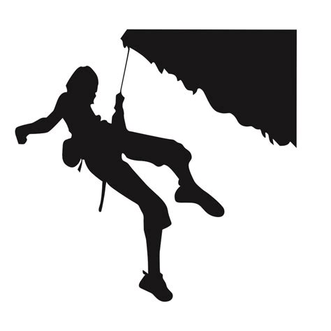 Climbing Silhouette At Getdrawings Free Download