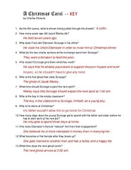 A christmas carol dvd george c. A Christmas Carol, 1984 (With George C. Scott) -- Viewing Questions and Key