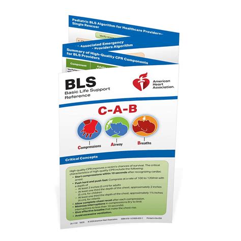 Aha 2020 Basic Life Support Bls Reference Card 20 1132