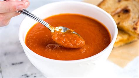 easy three ingredient tomato soup recipe our favorite tomato soup youtube