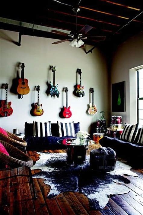 20 Coolest Rock N Roll Decor For Your Home Homemydesign Home Music