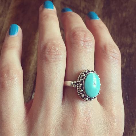 Turquoise 925 Sterling Silver Ring Finalsilver