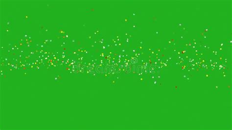 Red Particles Moving Horizontally Abstract Animation Stock Video
