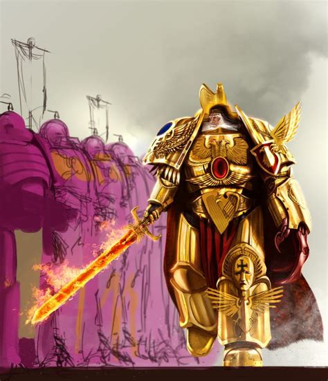 The God Emperor Warhammer Art Warhammer 40k Artwork Warhammer Fantasy