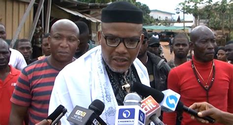 We must teach the igbos to love one another. Nnamdi Kanu Accuses Army Of 'Terrorising' His People ...