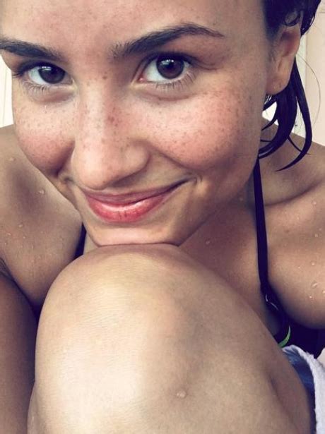 Demi Lovato Goes Make Up Free And We Cannot Get Enough Of Her Freckles