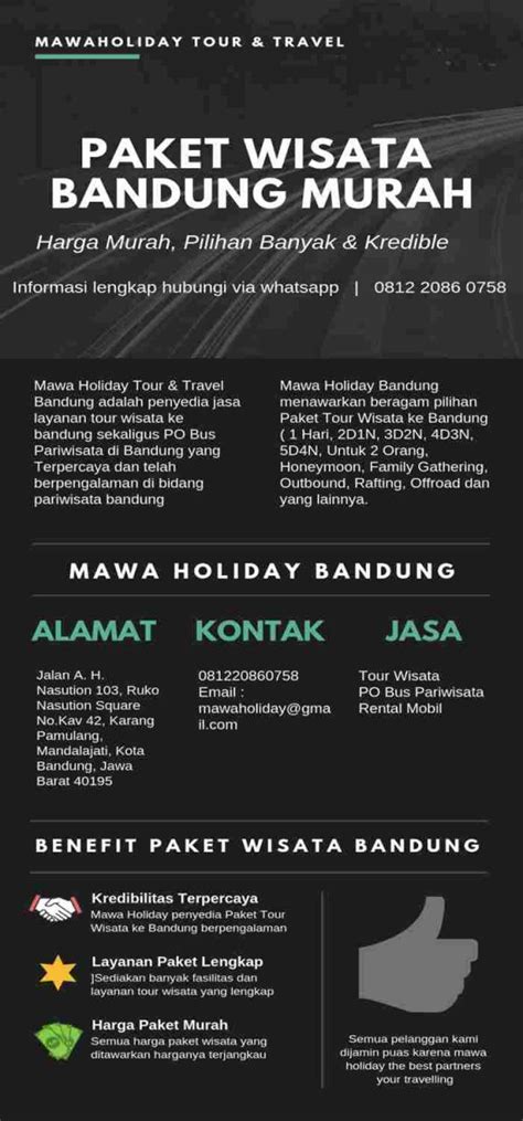 9 Paket Wisata Bandung 2 Hari 1 Malam Harga Murah 2022