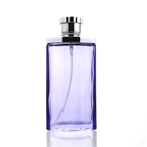 Korea Elegant 85ml Square Purple Perfume Bottle High Quality Elegant