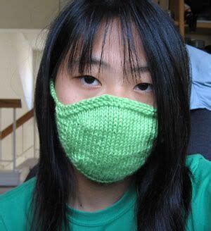 Knit face mask knitting patterns + fabric face mask sewing patterns. Face warmer? Surgical mask? A link to a free pattern ...