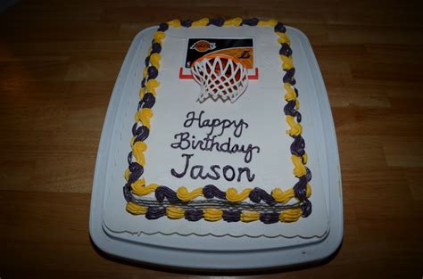 Maybe you would like to learn more about one of these? Happy Birthday Jason Lakers Cake - CakeCentral.com