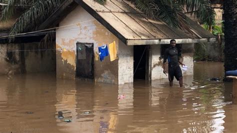 Accra Floods Filth Take Over Streets After Floods Kill One Displace