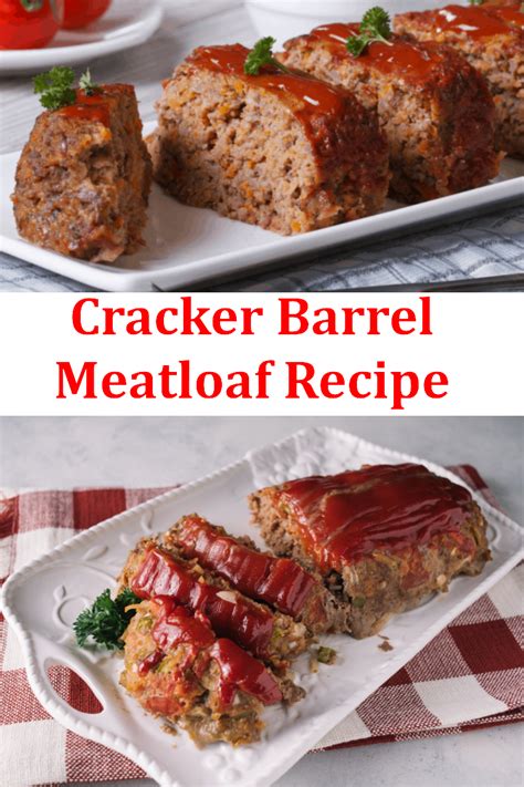 With a homestyle menu serving up traditional southern fare such as biscuits, gravy, grits, and chicken 'n' dumlpin's, cracker barrel stays. Cracker Barrel Meatloaf Recipe | Meatloaf recipes, Cracker barrel meatloaf recipe, Cracker ...