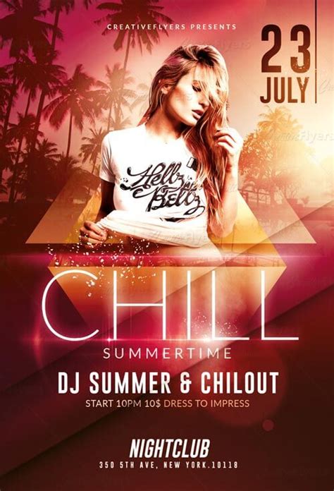 13 Summer Party Flyer Templates Psd Pdf Indesign Eps