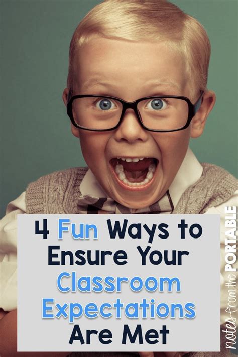 4 Fun Ways To Ensure Your Classroom Expectations Are Met Classroom Expectations Classroom