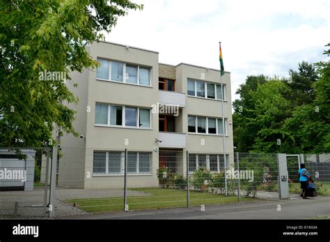 Botschaft Ghana Stavangerstrasse Pankow Berlin Deutschland Stock