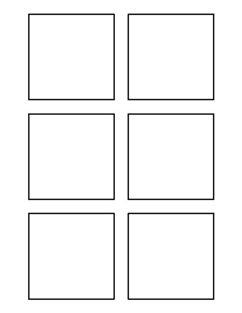 Printable 3 Inch Square Template