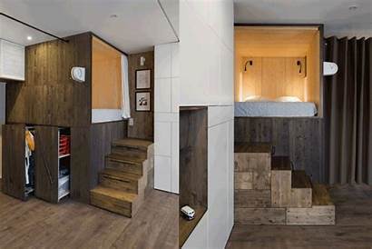 Tiny Apartment Storage Caption Tons Moscow Solutions
