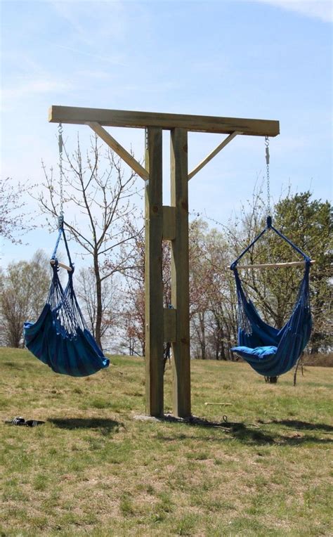 How to make a hammock chair? 41+ Cozy Backyard Hammock Decor Ideas | Hammock stand diy ...