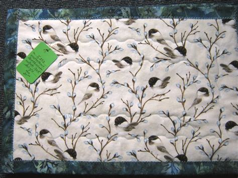 Chickadee Placemats Chickadees Placemats Home And Living Etsy