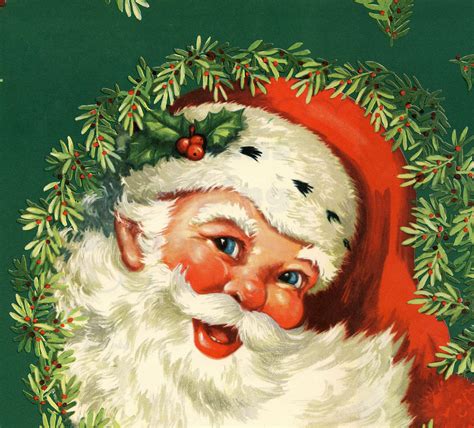 Vintage Santa Christmas Desktop Wallpapers Top Free Vintage Santa