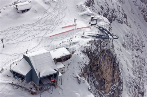 Luftaufnahme Grainau Alpspix Aussichtsplattform Und Bergstation Der